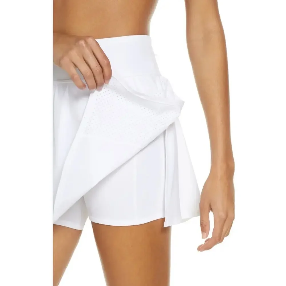 SPANX Get Moving Skort Skirt Pale Pink XL Golf Tennis Pickleball Athleisure